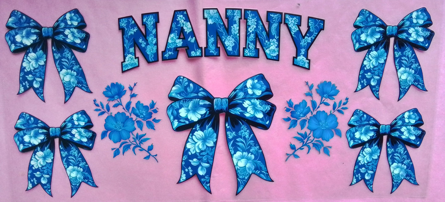 C-114 Nanny Blue Flower - not for sale