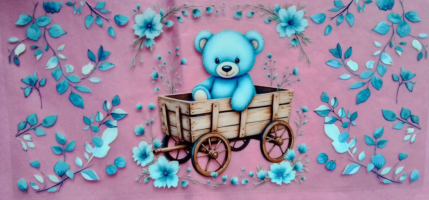 C-122 Blue Teddy in barrow - not for sale