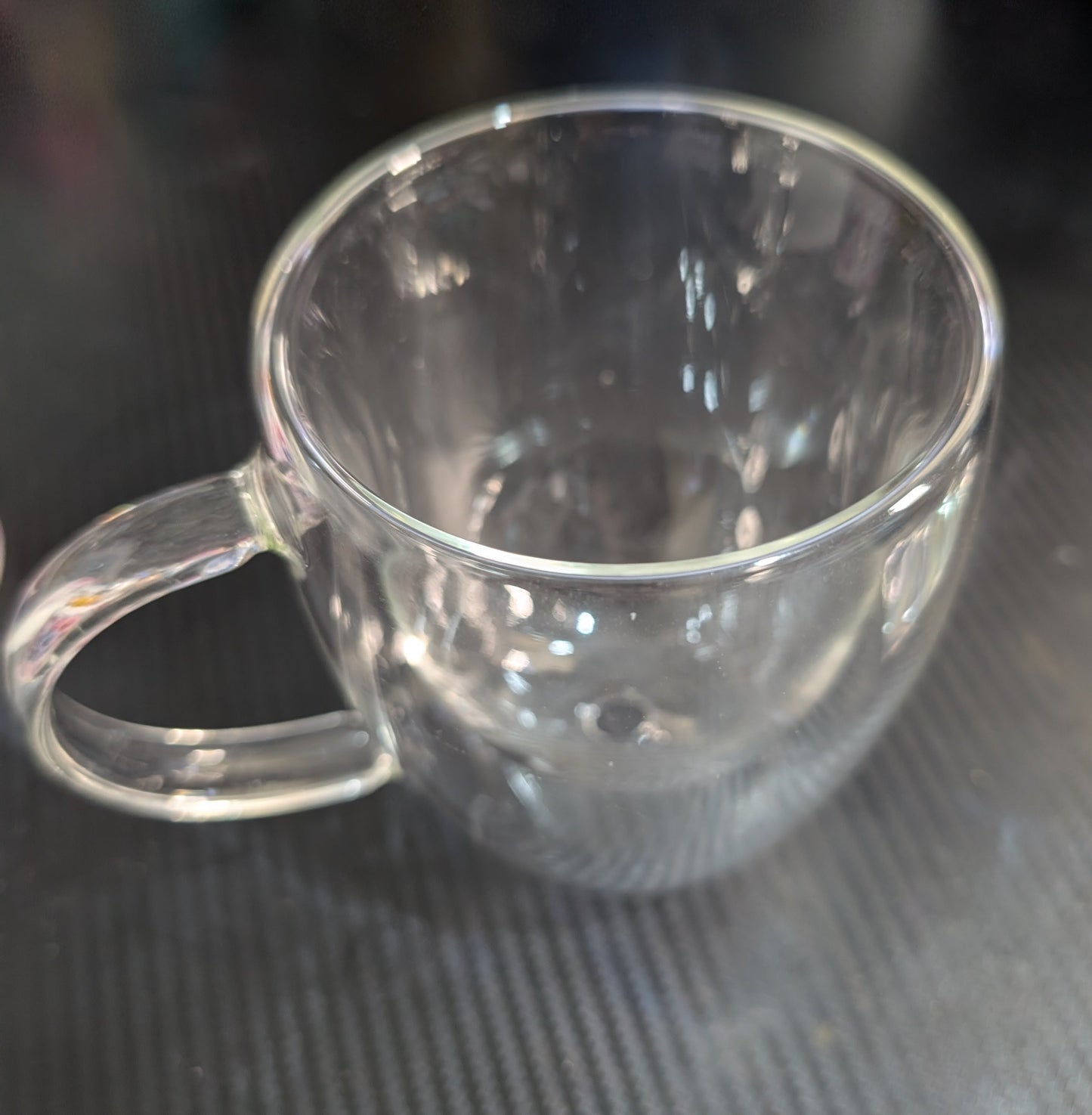 Glass coffee cup