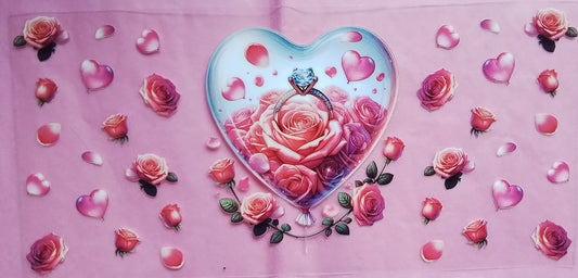 C-110 Heart Ring pink - not for sale