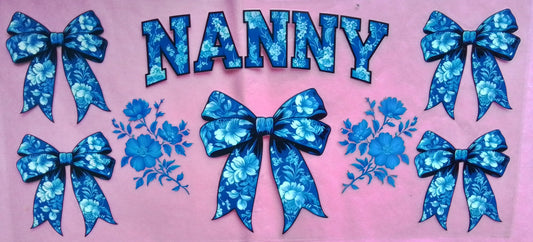 C-114 Nanny Blue Flower - not for sale