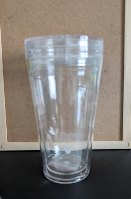 16 oz Acrylic Snow globe tumbler, to be made on the live.