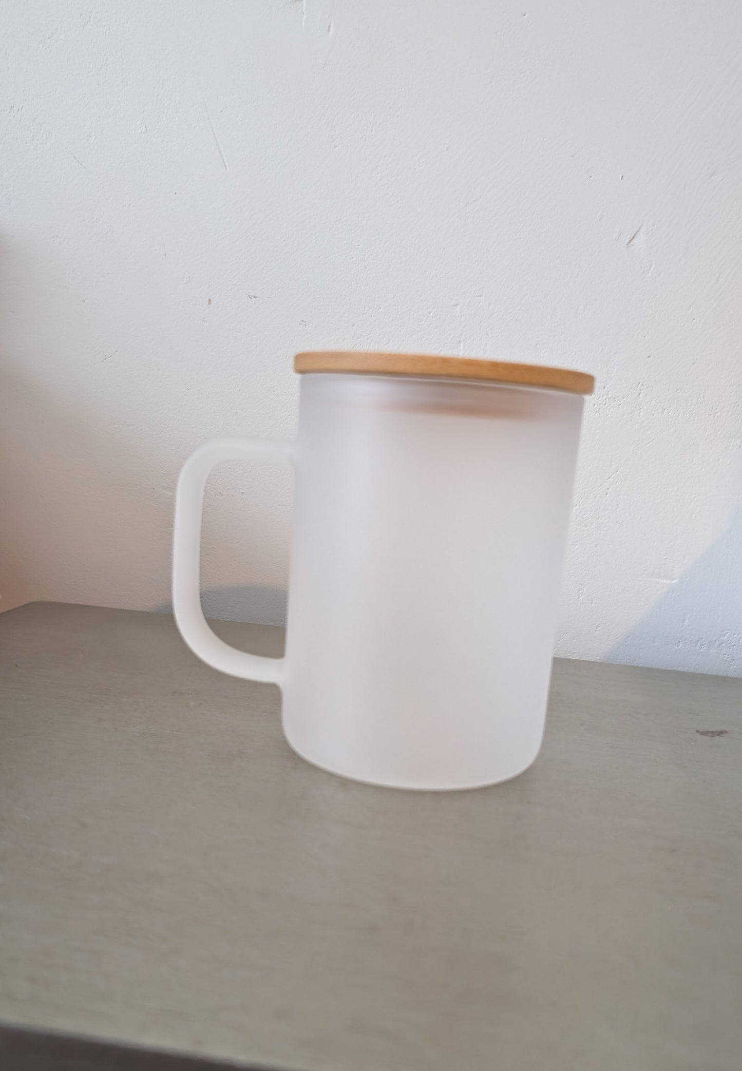 17 oz Frosted Glass Mug Blank, Sublimation