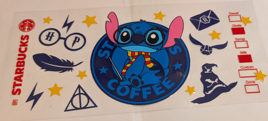 00018-A Stitch Starbucks - Not to be sold on its own