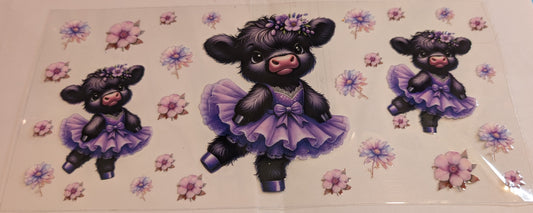 B002 - Highland Cow Purple