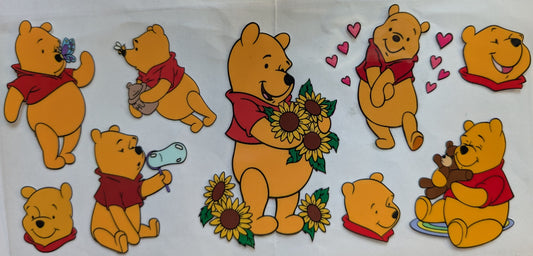 W02 Winnie the pooh - Sun flower - Not to be sold on its own