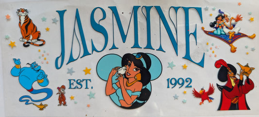Dis-01 - Disney Jasmine Blue - not to be sold on its own
