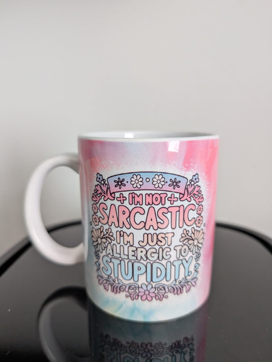 11 oz Sublimation Mug Sarcasm