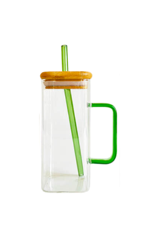 Square Glass Mug